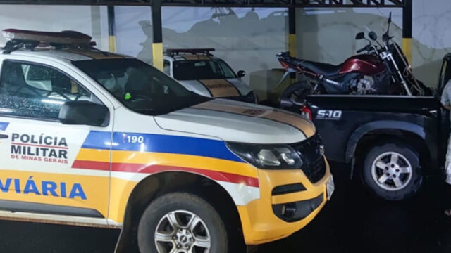 Dois moradores de Catalão são presos em Minas Gerais com motos furtadas