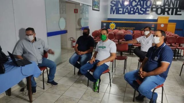 Metabase em Ação - Reunião para medidas preventivas contra Covid-19 na empress Mosaic Fertilizantes