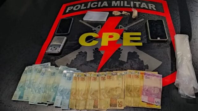Suspeito de tráfico de drogas é preso no Bairro Santa Cruz em Catalão