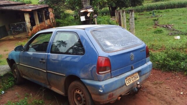 Polícia Militar localiza veículo abandonado em Orizona