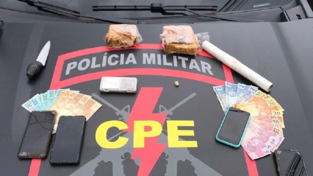 Três indivíduos são presos por tráfico de drogas e associação para o tráfico, em Catalão