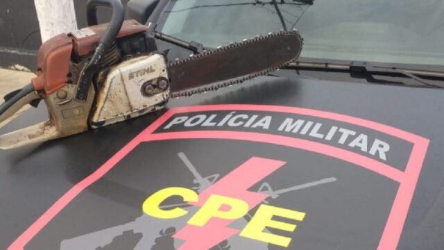 CPE recupera Motosserra furtado em Três Ranchos