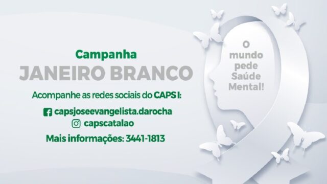 Secretaria de Saúde promove Campanha Janeiro Branco em Catalão