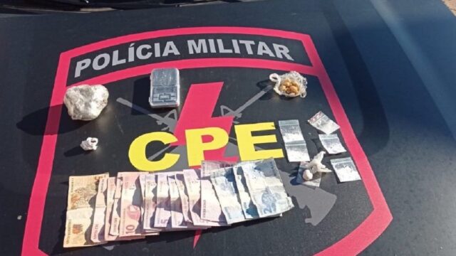 CPE realiza prisão de suspeito de tráfico de drogas em Ipameri