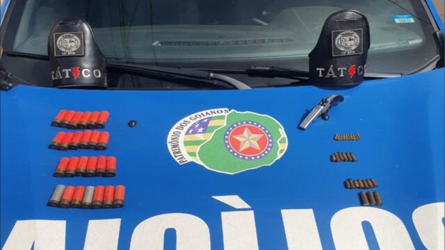 Equipe do Tático Móvel prende suspeito de 59 anos por crime de posse irregular de arma de fogo