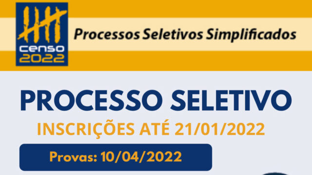 IBGE abre 167 vagas de emprego temporário para a região de Catalão; As inscrições encerram dia 21 de janeiro