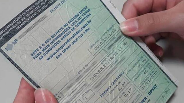 Motorista não pagará DPVAT pelo segundo ano seguido