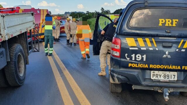 Acidente de trabalho: Homem morre após ser atropelado por caminhão na BR-050 em Catalão