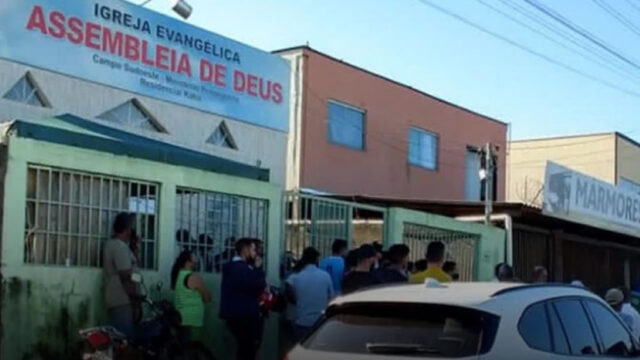 Homem nu invade igreja e mata pastora com golpes de barra de ferro em Goiânia
