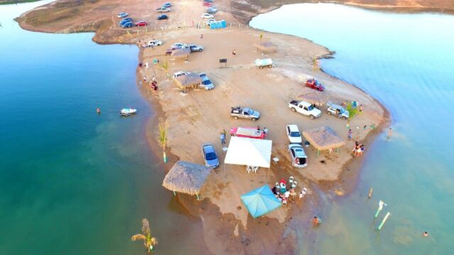 Chuvas elevam o nível do Lago Azul em Três Ranchos