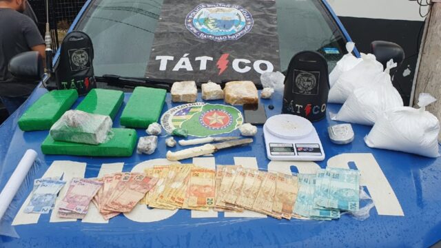 Equipe Tático Móvel prende jovem suspeito de tráficar drogas em Catalão