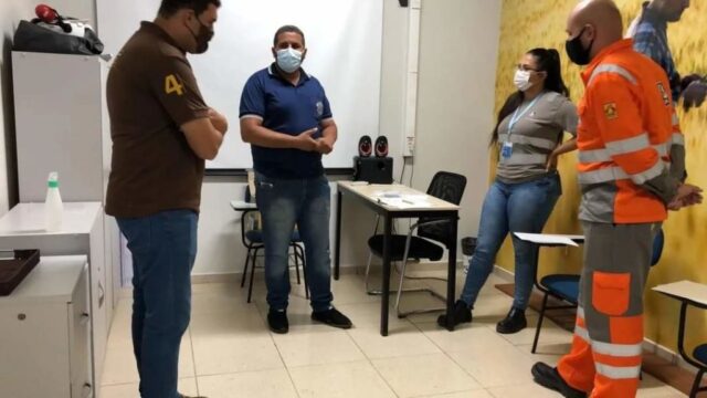 Dirigentes do Sindicato Metabase participam de apuração dos votos da CIPA, Yara Fertilizantes