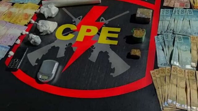 CPE prende três suspeitos por tráfico de drogas em Pires do Rio