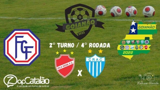 Goianão 2022: Começa hoje a 4° rodada do 2° turno; veja detalhes