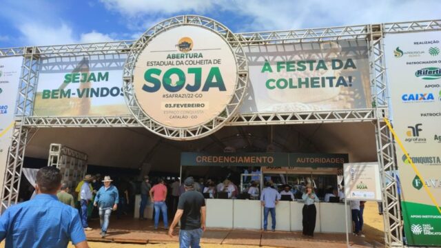 Catalão realiza a abertura estadual da colheita de soja - safra 21/22