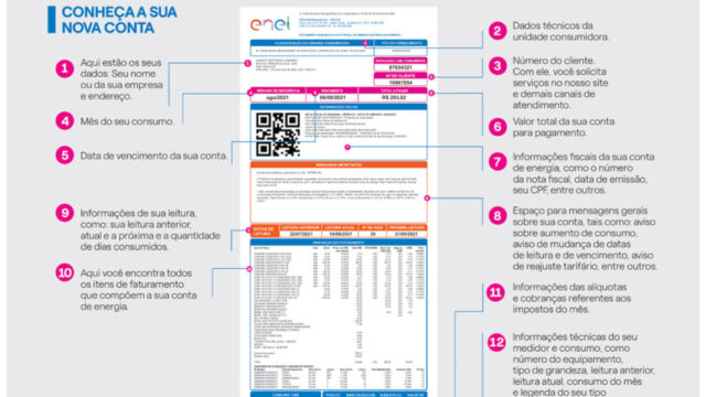 Enel Distribuição Goiás anuncia mudanças no layout da fatura de energia