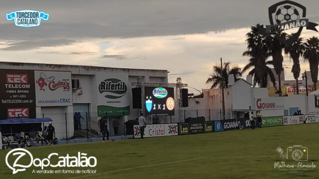 Crac empata em casa e perde a chance de se classificar nessa rodada para a próxima fase do Goianão 2022