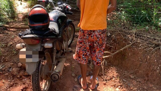 Polícia Militar recupera moto furtada e prende suspeito em Pires do Rio