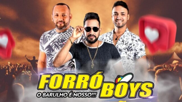 Neste sábado (05), no Fogão de Lenha Show "Forró Boys"