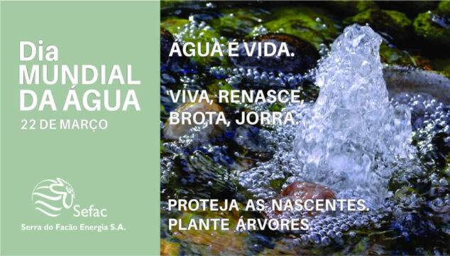Institucional Sefac - Dia Mundial da Água