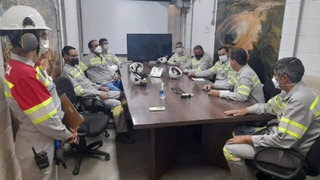 Sindicato Metabase realiza visita de segurança na empresa Cmoc
