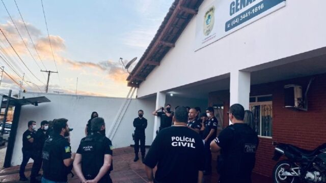 Polícia Civil deflagra operação policial contra o tráfico de drogas em Catalão