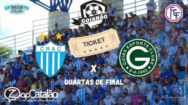 Após goleada em Catalão, Goiás inicia venda de ingressos para duelo contra o Crac na Serrinha