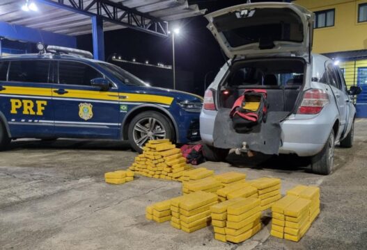 PRF apreende cerca de 150 quilos de maconha em Uberlândia; jovem foi preso