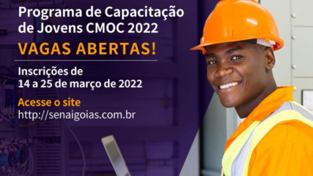 Programs de Capacitação de Jovens CMOC 2022; Vagas abertas