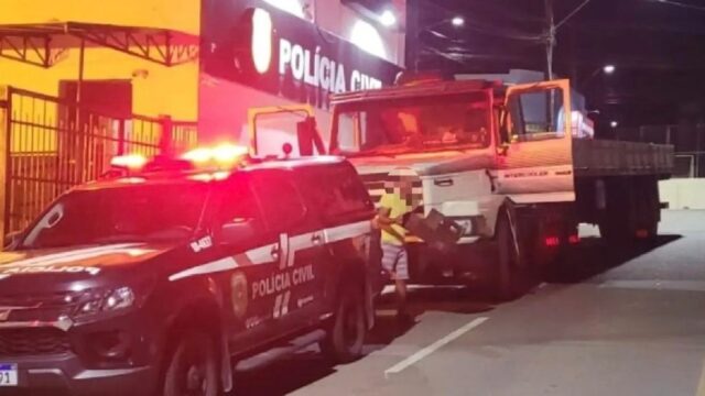 Polícia Civil de Catalão recupera caminhão roubado em Campo Alegre de Goiás