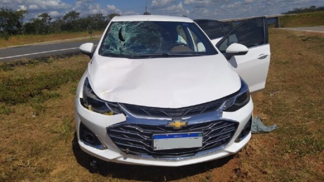 Pedestre fica em estado grave após ser atropelado na BR-050 em Campo Alegre de Goiás