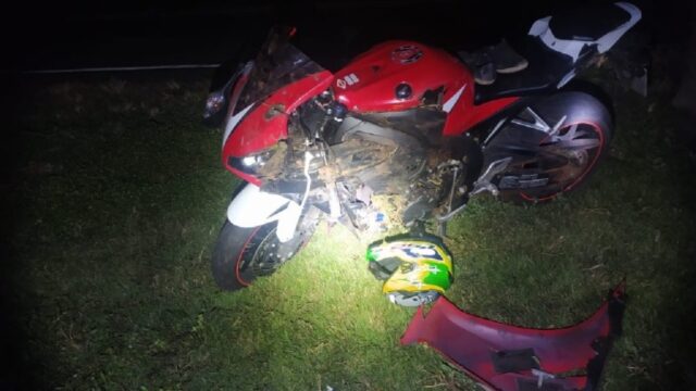 Motociclista tem ferimentos graves após sair da pista e sofrer queda na BR-050, em Catalão