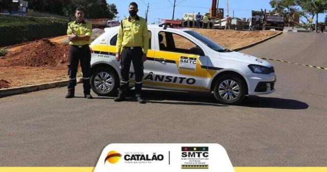 SMTC faz interdição de via no bairro Jardim Primavera para execução da obra da GO-330