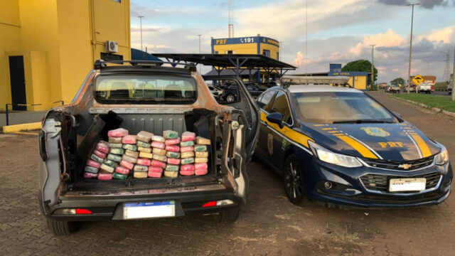 PRF prende homem que transportava BR 365 em Uberlândia, droga avaliada em R$ 6,5 milhões
