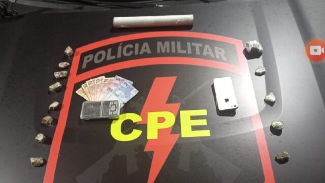 CPE realiza apreensão de drogas e prisão de suspeito por tráfico em Catalão
