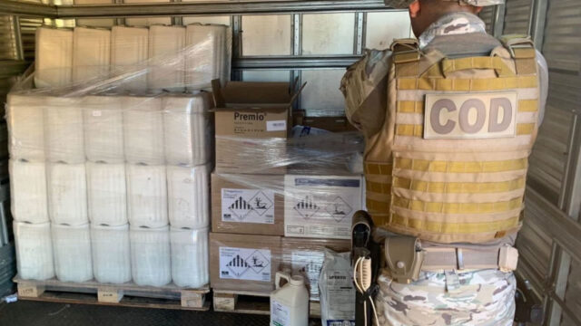 COD apreende agrotóxicos ilegais avaliados em R$ 250 mil, em Goiatuba