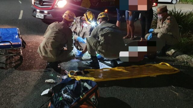 Bombeiros são agredidos durante atendimento à vítima de queda moto, em Catalão