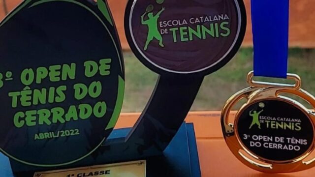 Escola Catalana de Tennis finaliza 3º Open de Tênis do Cerrado neste sábado (30); semifinais acontecem nesta sexta