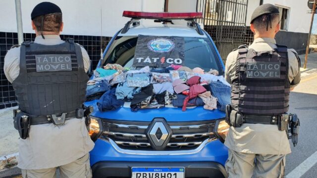 Equipe do Tático Movel realiza prisão de bandidos após arrombar e furtar loja em Catalão