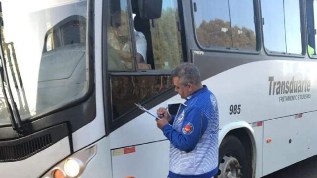 Metabase em Ação – Vistoria de inspeção nos ônibus que transporta funcionários da Mosaic Fertilizantes