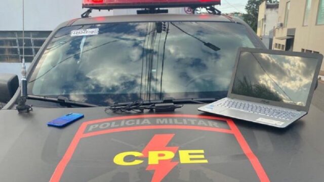 CPE prende suspeito de furto e recupera objetos em Catalão