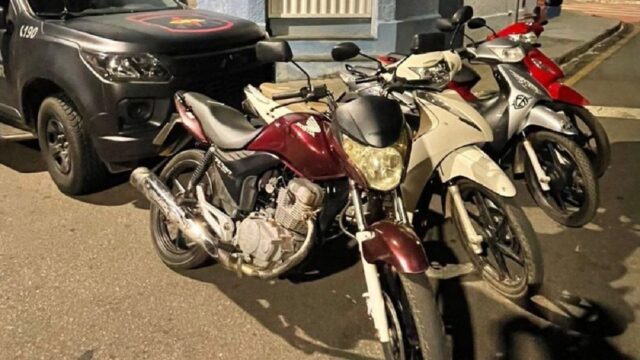Mais quatro motocicletas são recuperadas pelas equipes da CPE do 9ºCRPM