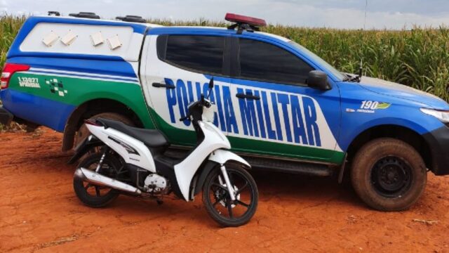 BPMRural recupera moto com restrição de furto na zona rural de Ipameri