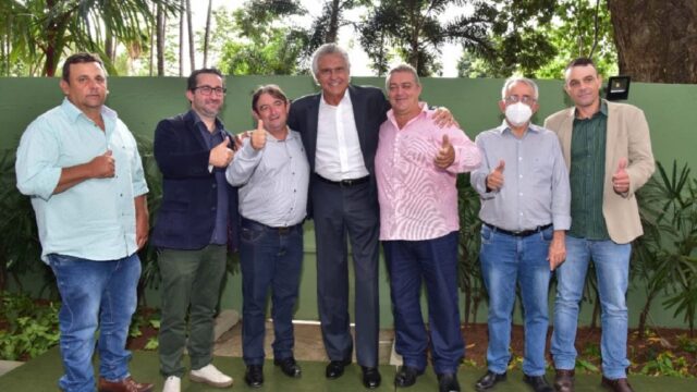 Caiado recebe lideranças políticas das regiões Sudoeste e Sudeste de Goiás