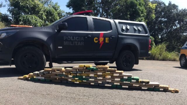 Acão Integrada entre CPE de Catalão, PRF e PMMG apreende cerca de 63 kg de drogas em Patos de Minas (MG)