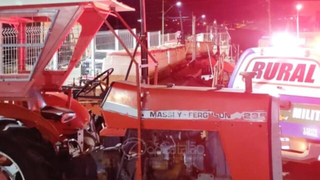 Batalhão Rural prende suspeito de crime de estelionato e recupera máquina e equipamentos de Minas Gerais, em Catalão