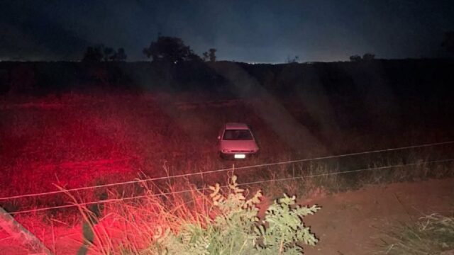 Motorista sai ilesa após veículo sair da pista na GO-504 em Catalão