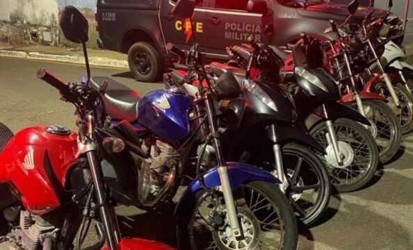 Operação policial em Catalão tem a maior apreensão de motocicletas roubadas no Brasil