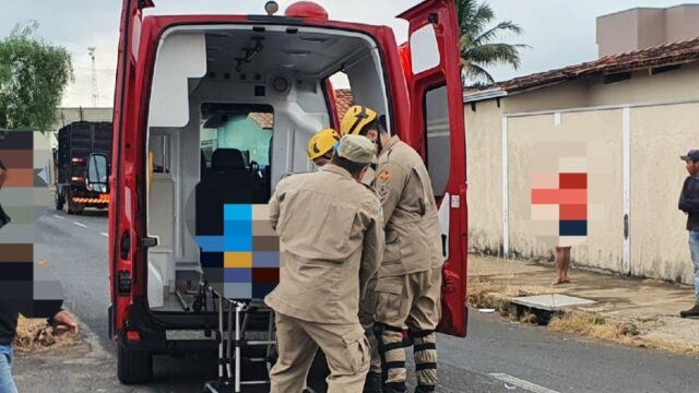 Motociclista fica ferido após ser atingido por carro em Catalão