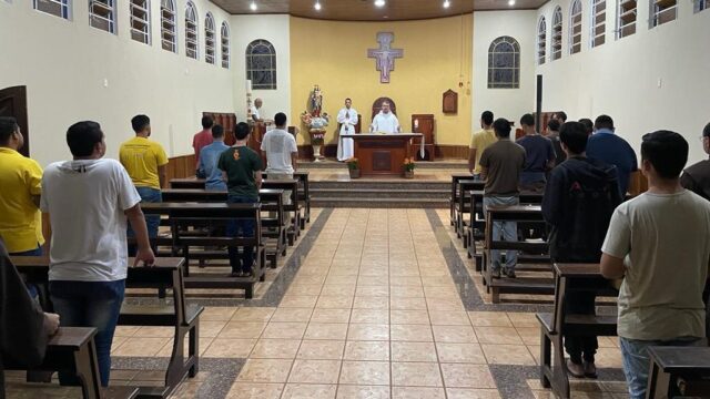 Postulantes das entidades que compõem o Noviciado Comum em Catalão, se reúnem em Franca/SP para o Iº Encontro Interprovincial do ano